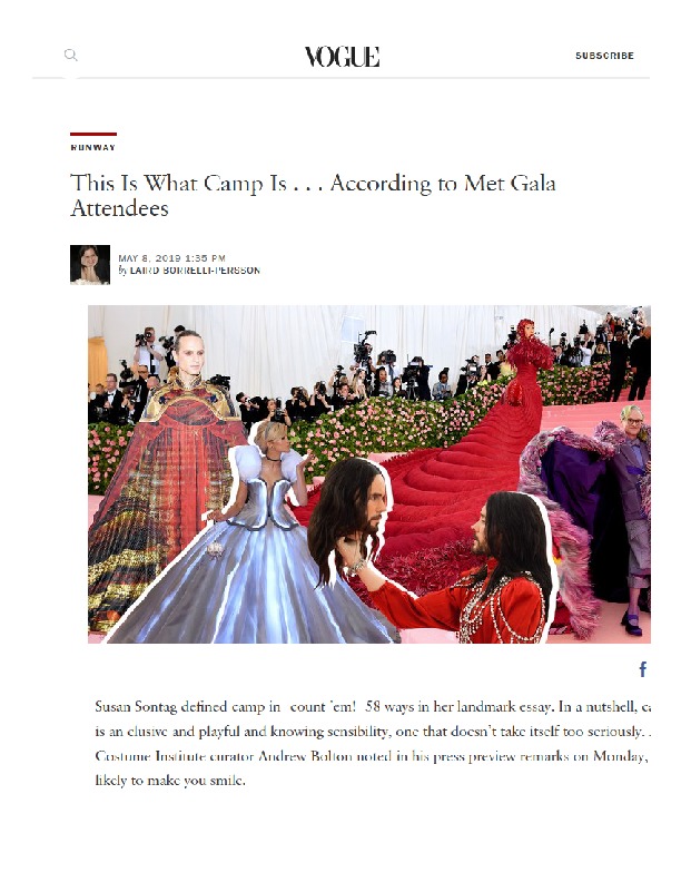 This Is What Camp Is...According to Met Gala Attendees