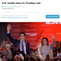 U.S. media react to Trudeau win