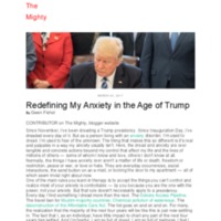 Redefining My Anxiety In The Age Of Trump