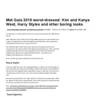 Met Gala 2019 most boring looks_ Kim and Kanye, Harry Styles and more - archival.pdf