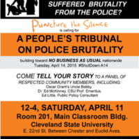  A People&#039;s Tribunal on Police Brutality