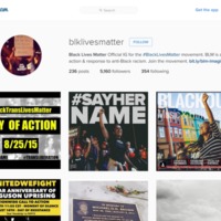 BlkLivesMatter Official Instagram Webpage