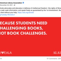 American Library Association: Advocating For Intellectual Freedom