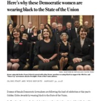 Here’s why these Democratic Women are Wearing Black to the State of the Union