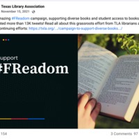 Texas Library Association: Lending Support to the #FReadom Movement 