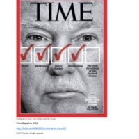 Trump on the cover of Time magazine